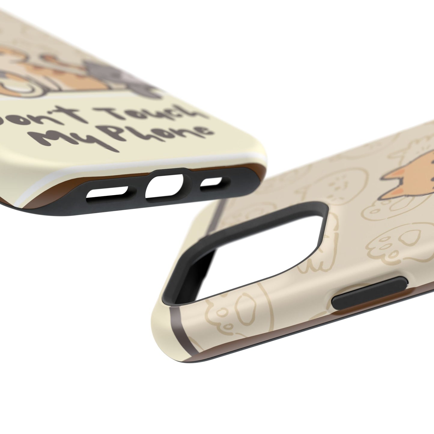 Cute Cat Tough MAGNETIC Phone Case - Don’t Touch My Phone!