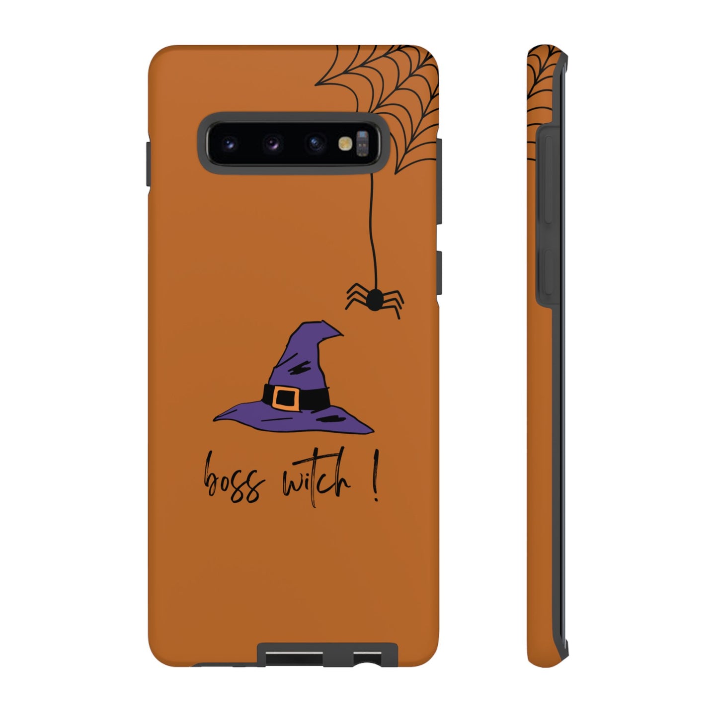 Halloween Phone Case, Boss Witch Phone Cover, Spooky Witch Design, Phone Accessory, Gift for Her, Autumn Decor, Witchy Aesthetic