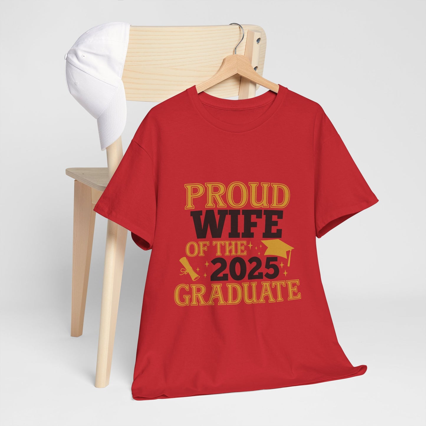 Proud Wife of the 2025 Graduate Unisex Cotton Tee