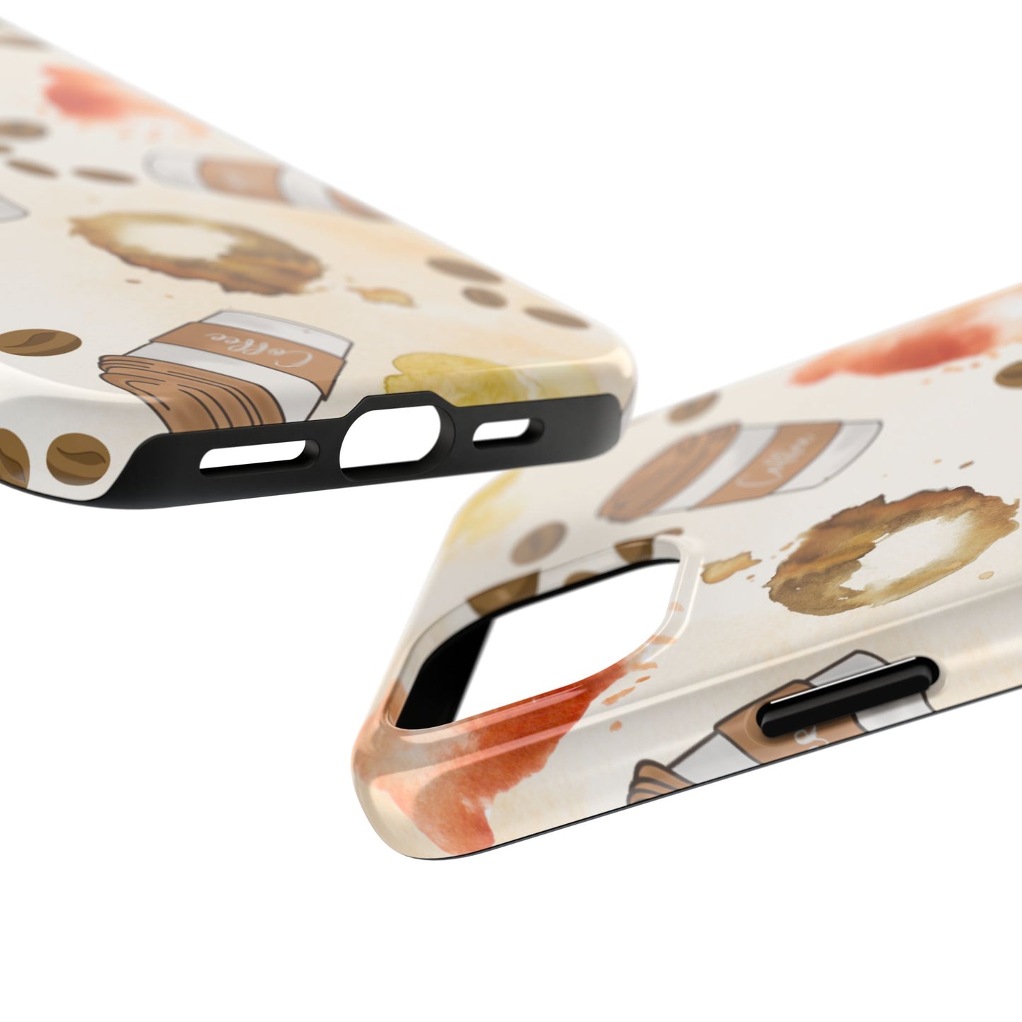 Cute, Trendy, Coffee Lover, Barista Tough Phone Cases for Iphone