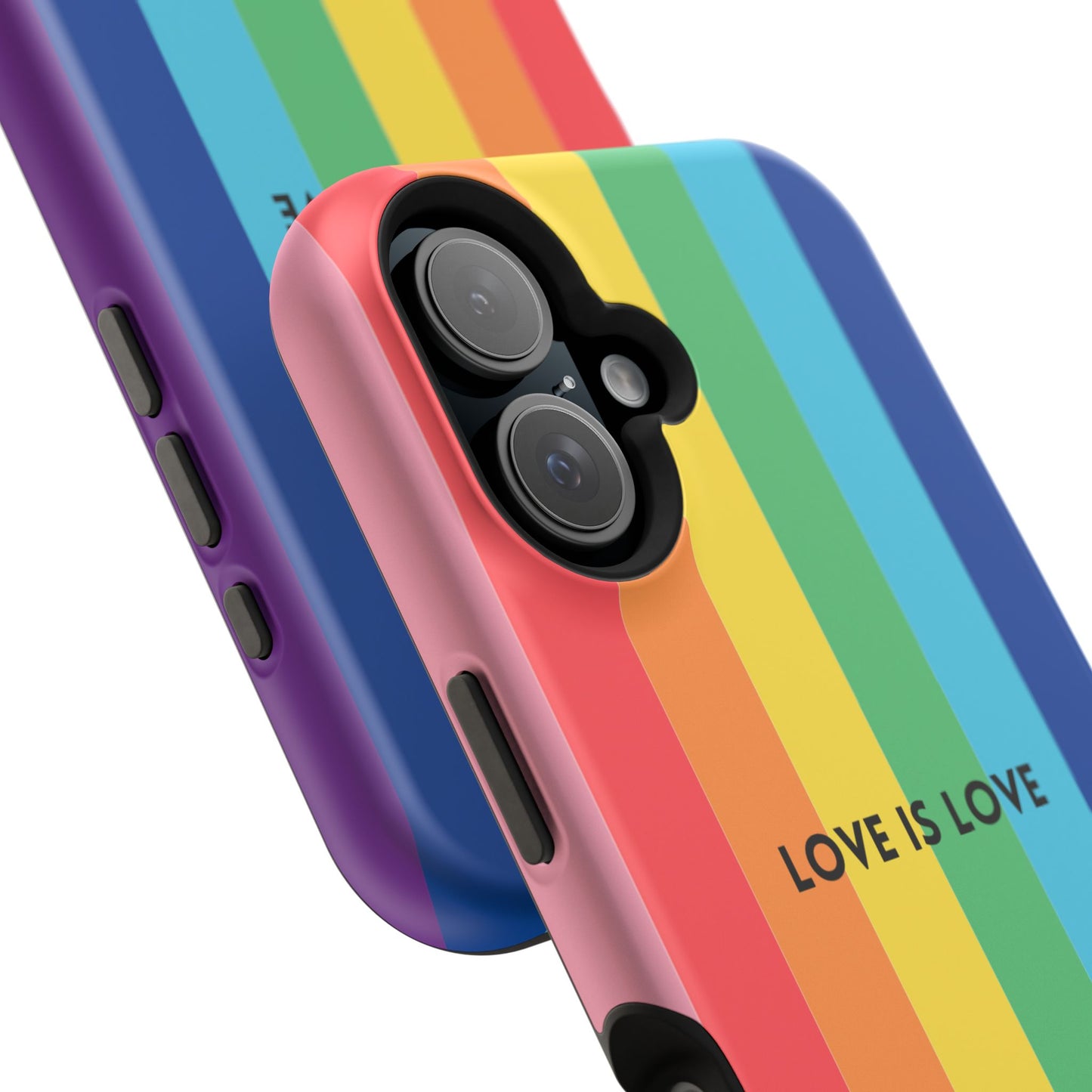 lOVE IS LOVE- Rainbow, LGBTQ+ Pride MAGNETIC Phone Case