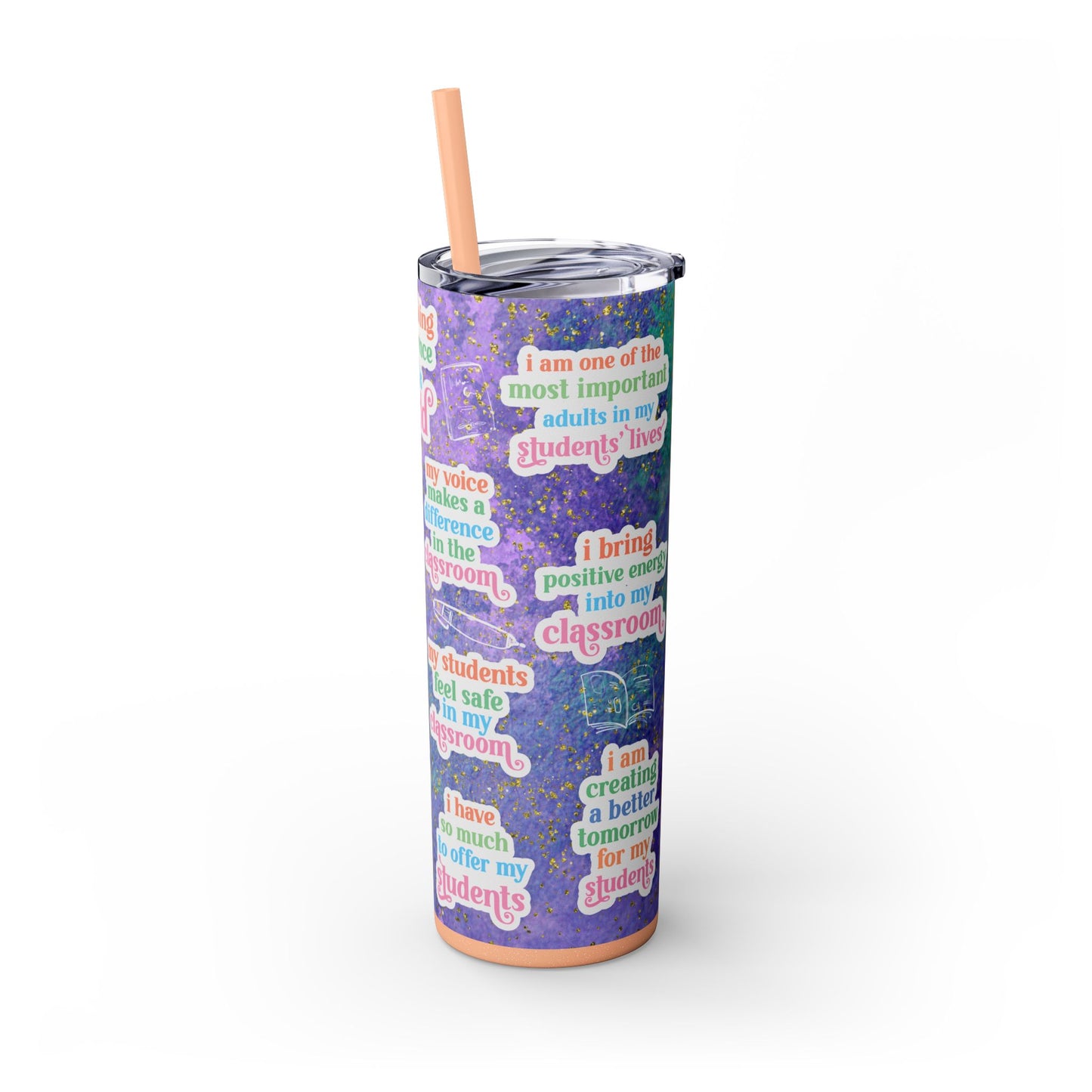 Teacher Daily Affirmation 20 oz Tumbler - Motivational