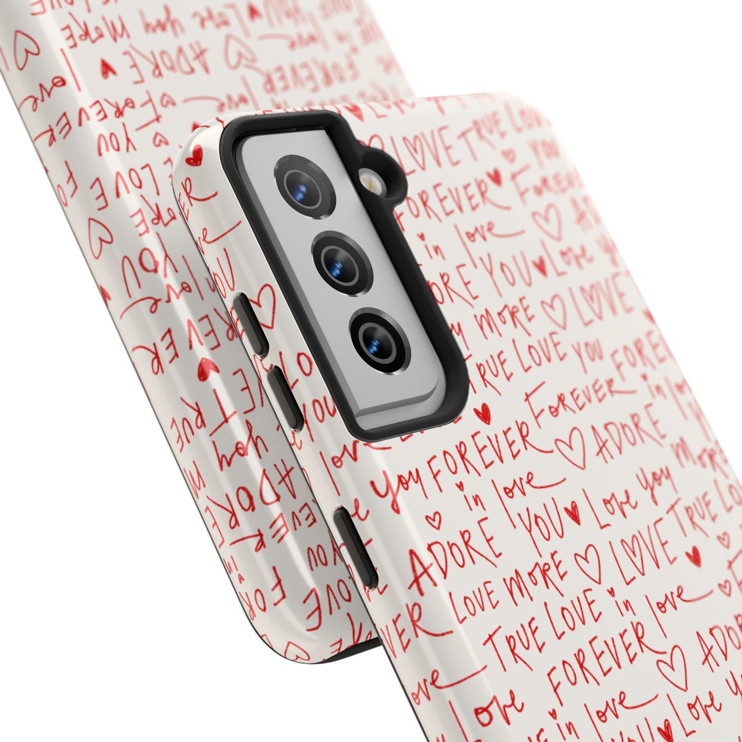 Love Hearts Tough Case for iPhone, Cute Heart Design, Adore You Case, True Love Protection