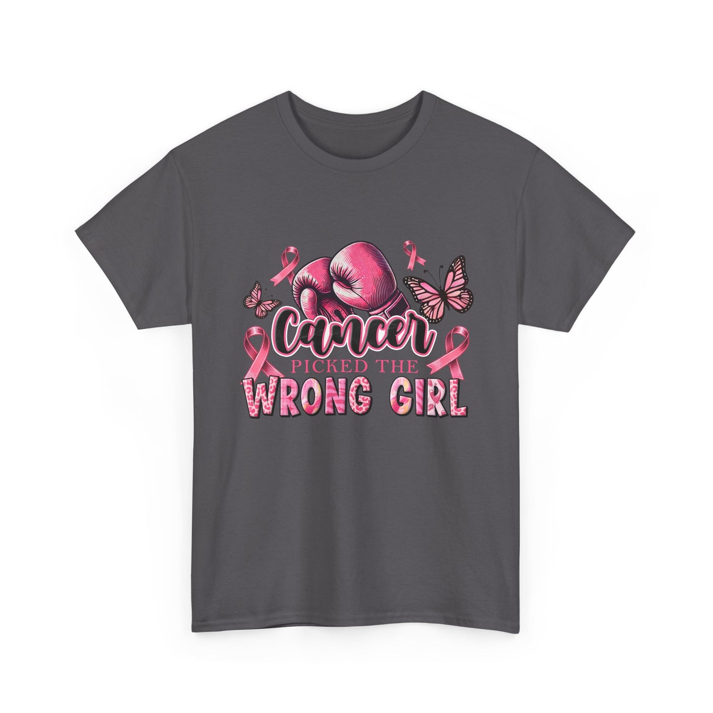Cancer Awareness Tee - Picked the Wrong Girl Unisex Cotton Shirt