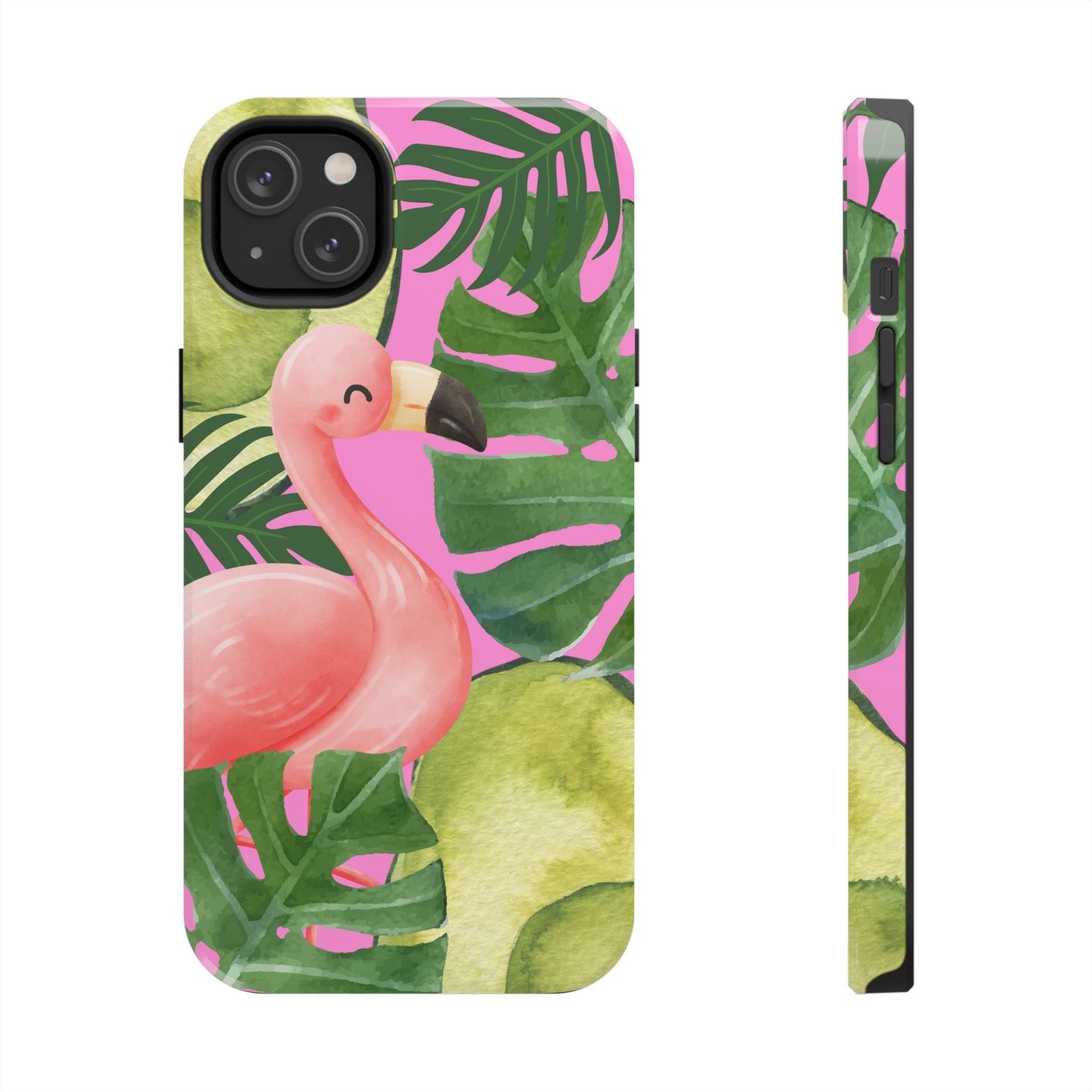 Tropical Flamingo, Cute, Summer Vibes Tough Phone Case