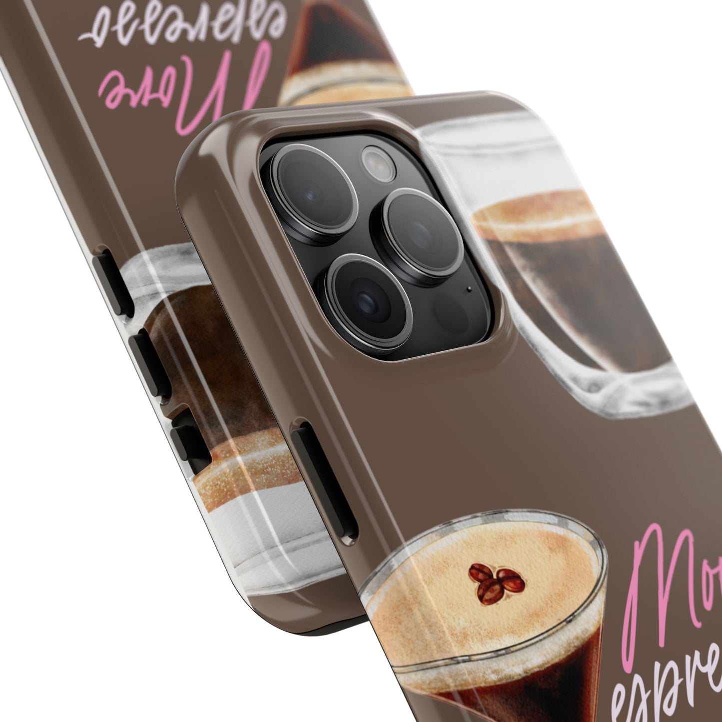 Stylish Coffee Phone Case, Espresso Lovers Gift, Cute Tough Case, Coffee Aesthetic, Phone Accessory for Baristas