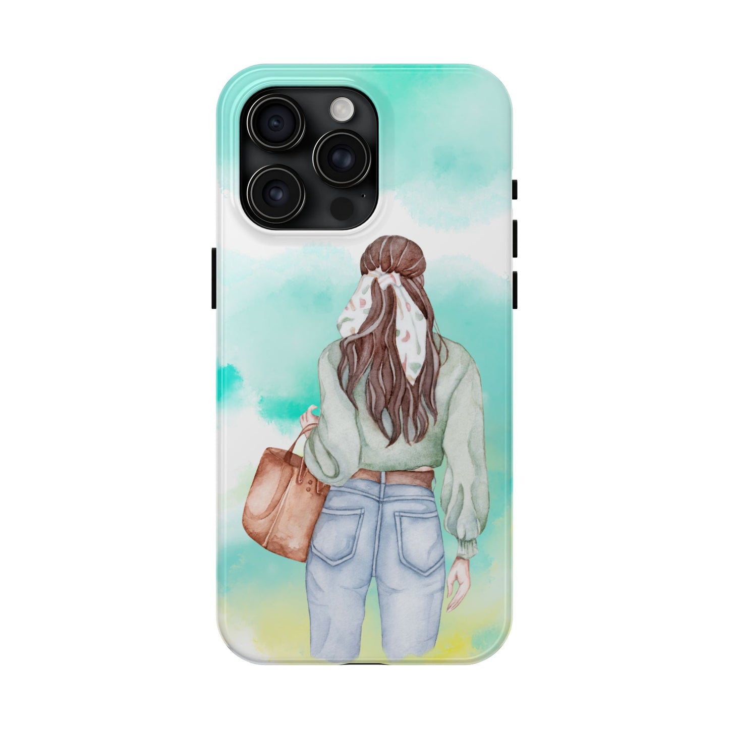 Whimsical Woman Tough Phone Case
