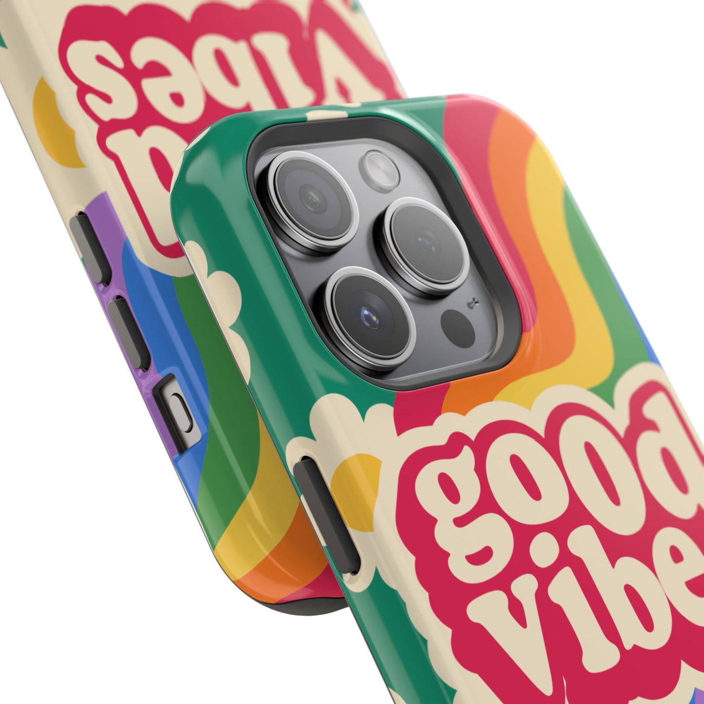 Good Vibes MAGNETIC Tough Phone Cases, Colorful, Cheerful Phone Protection, Gifts for Friends