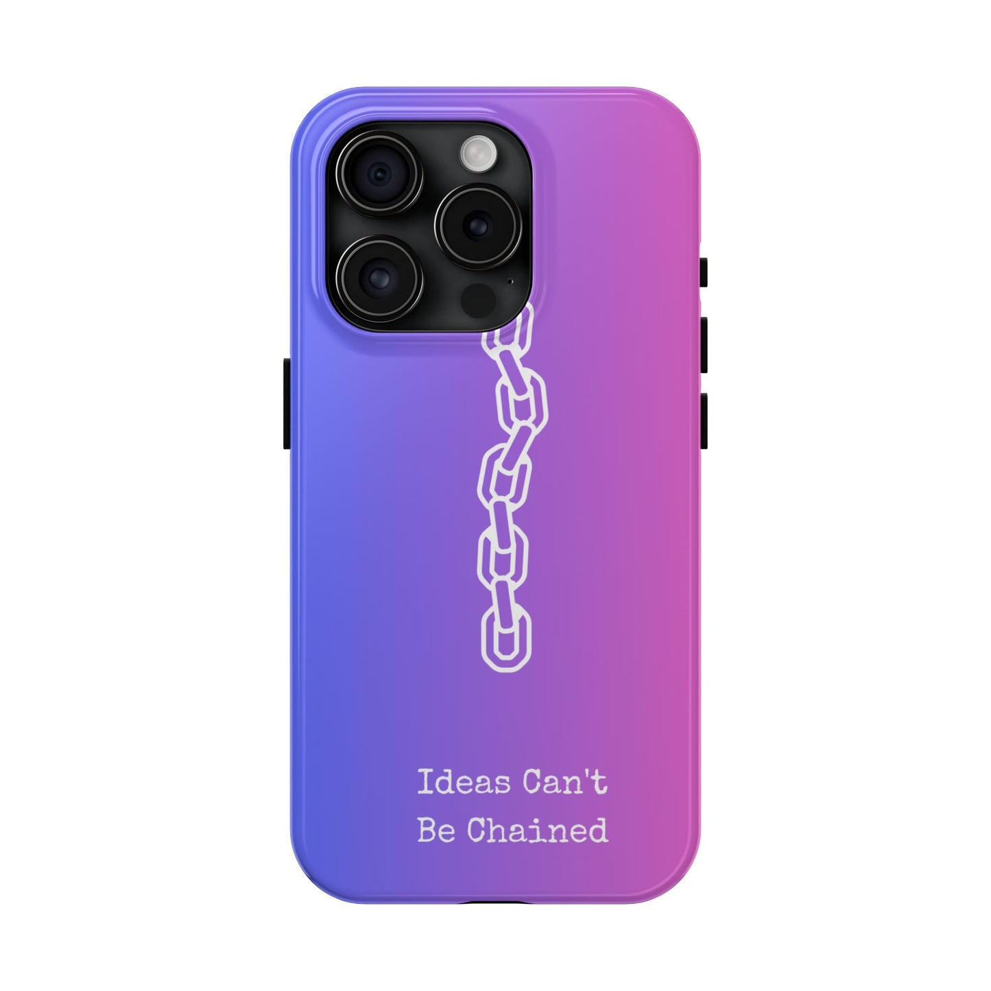 Inspirational, Motivational - Ideas Can't Be Chained Phone Cases