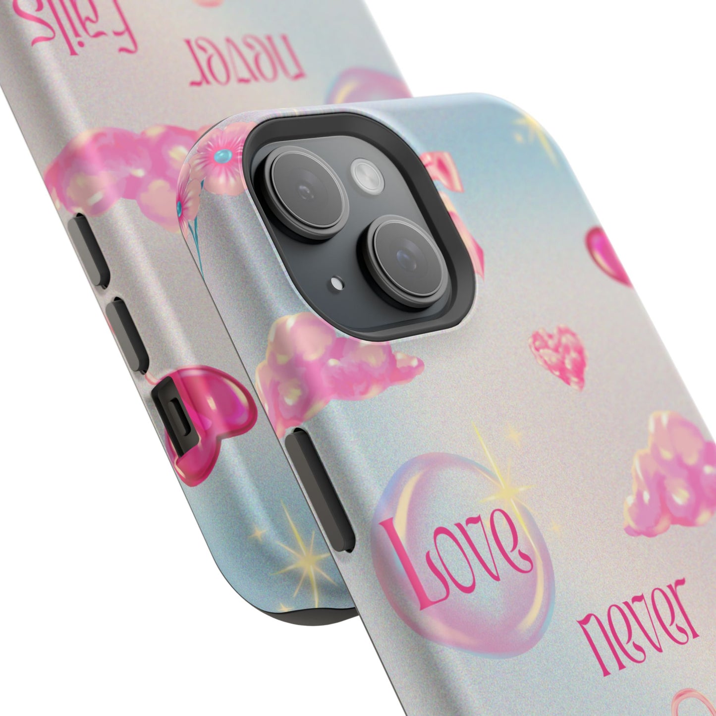 Love Never Fails Bible Verse Tough MAGNETIC Phone Case