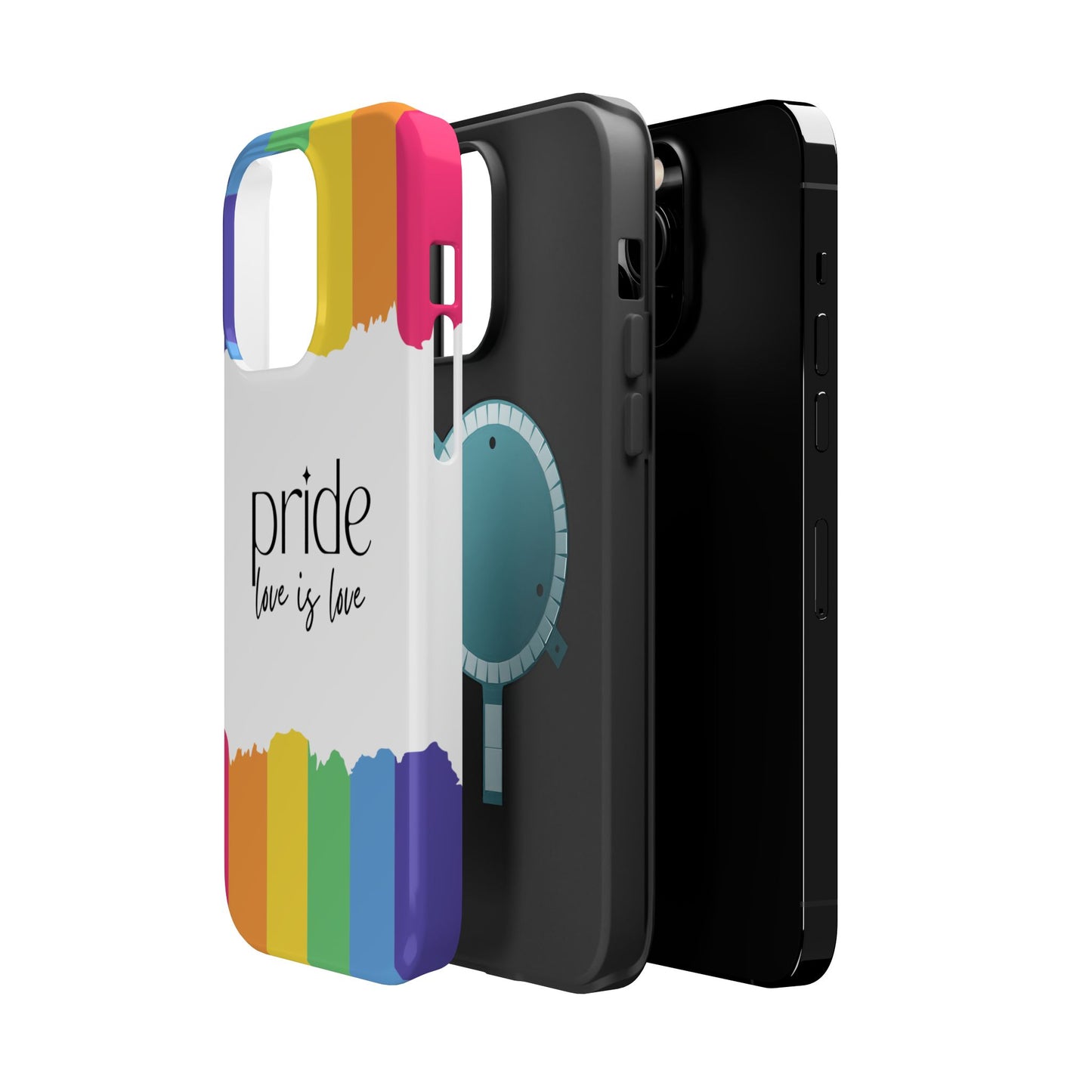 Pride - Love is Love, LGBTQ+, Rainbow Tough Phone Case