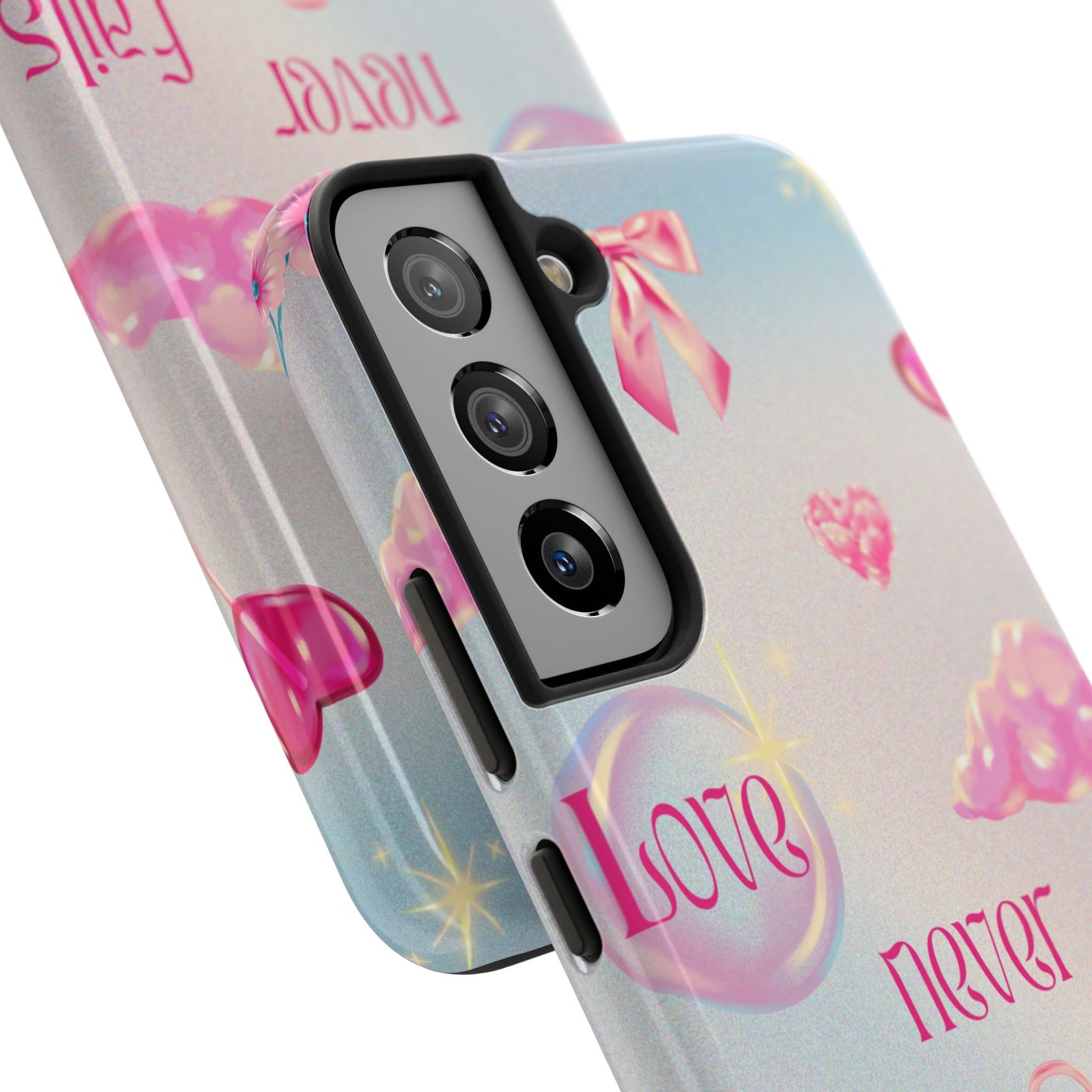 Love Never Fails Bible Verse Tough Phone Case
