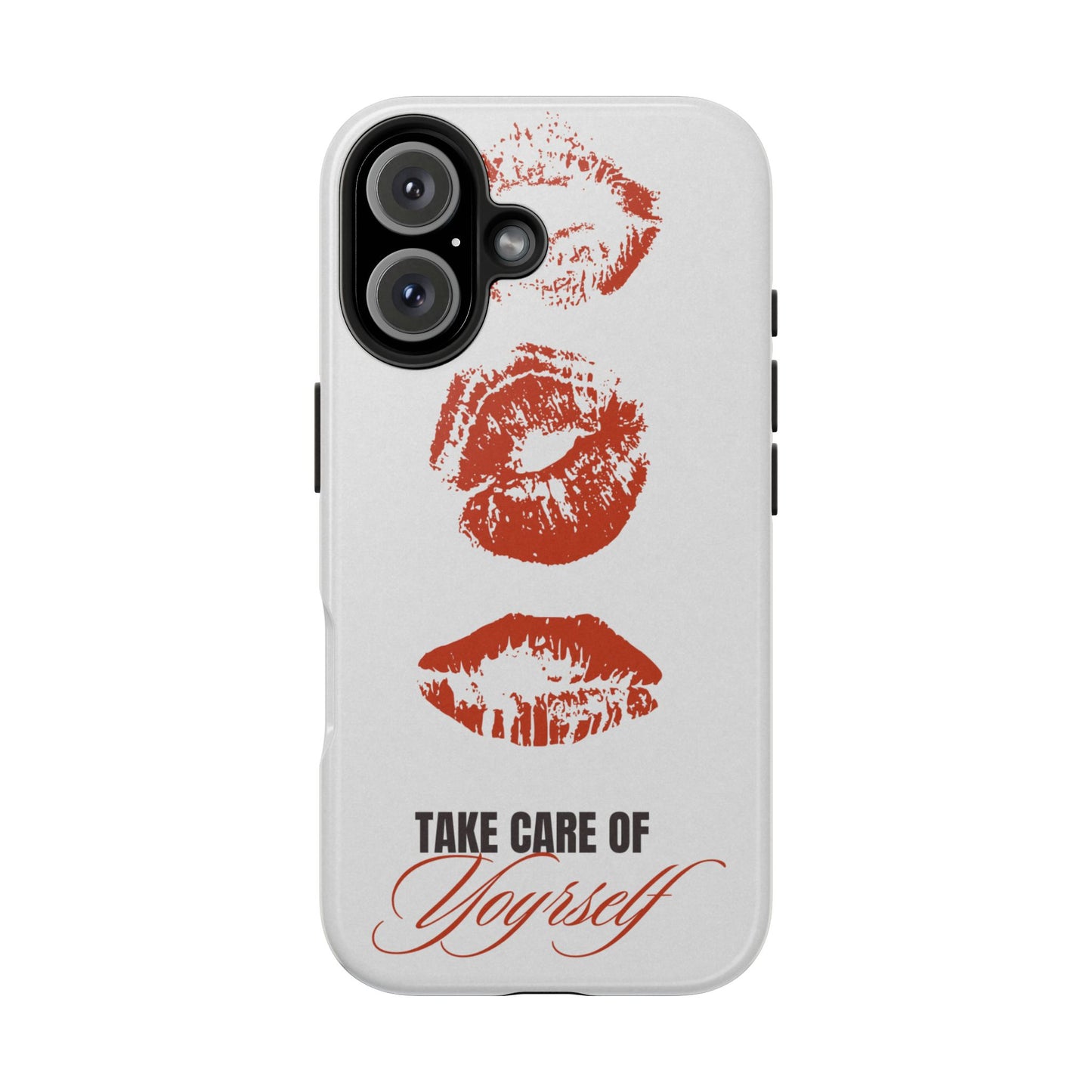Kiss Print, Chic. Tough Phone Case