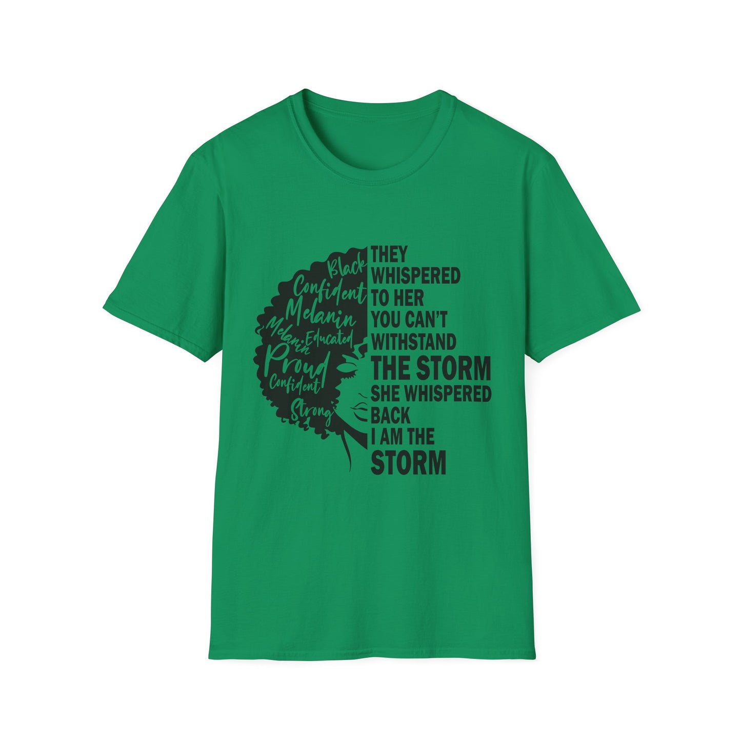 Empowered Black Woman T-Shirt - Inspirational Graphic Tee