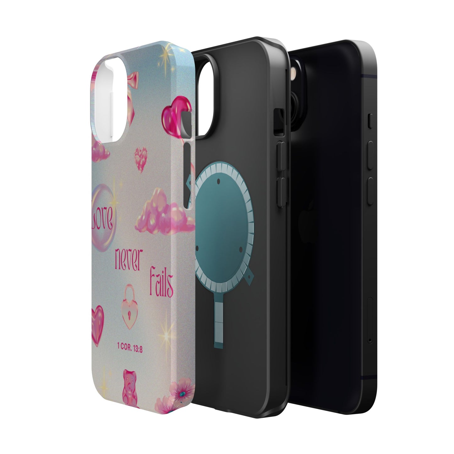 Love Never Fails Bible Verse Tough MAGNETIC Phone Case