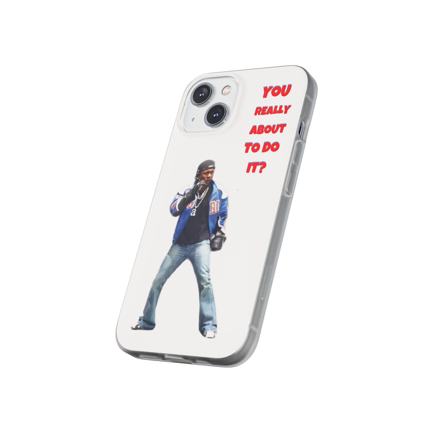 kendrick Lamar Cool Quote Flexi Phone Case - "You Really About To Do It?"