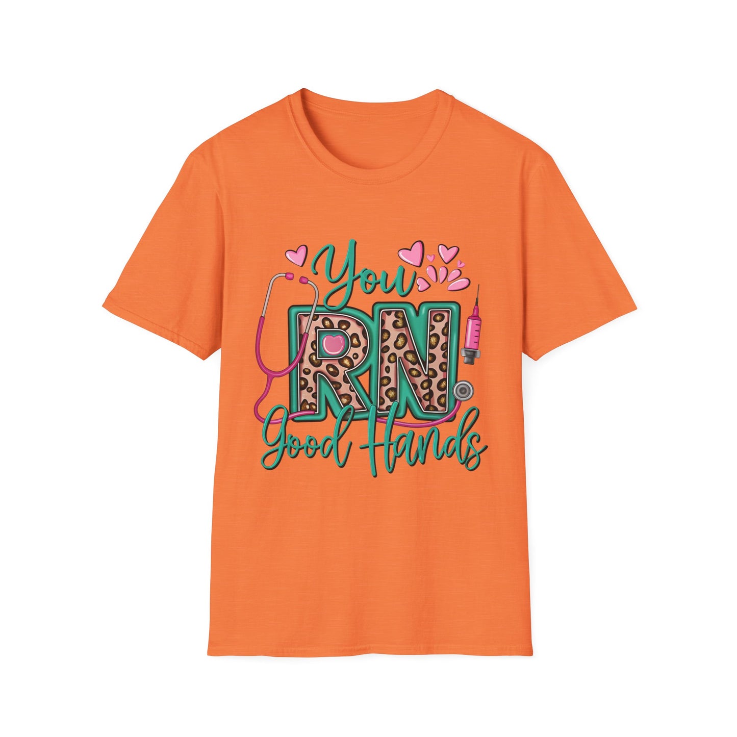"You RN Good Hands" T-Shirt for Nurses