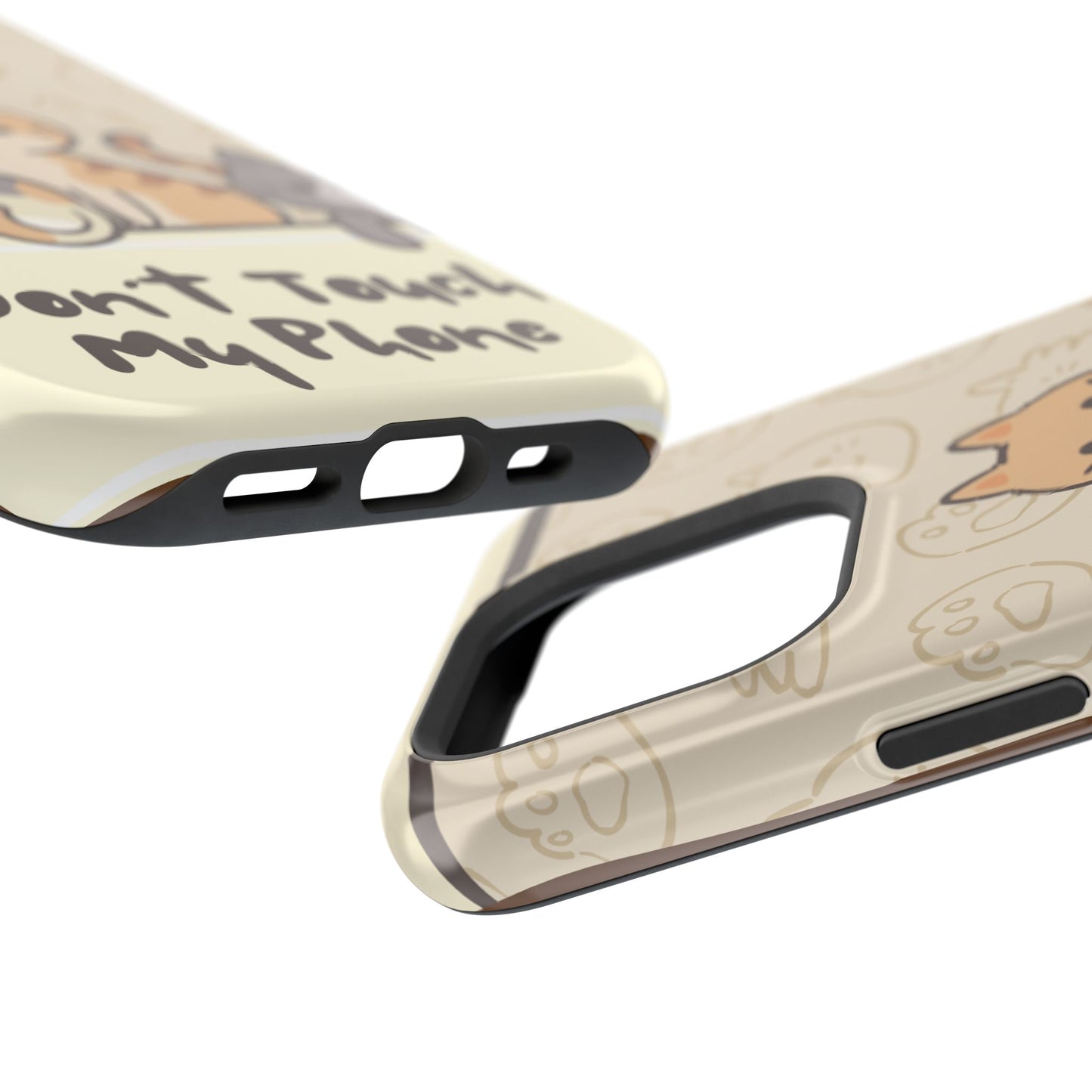 Cute Cat Tough MAGNETIC Phone Case - Don’t Touch My Phone!