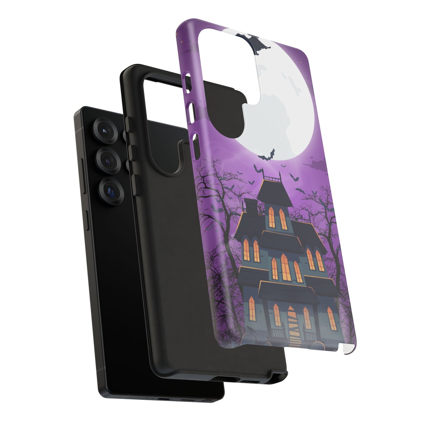 Halloween Haunted, Spooky House, Witchy Vibe Phone Case for Samsung