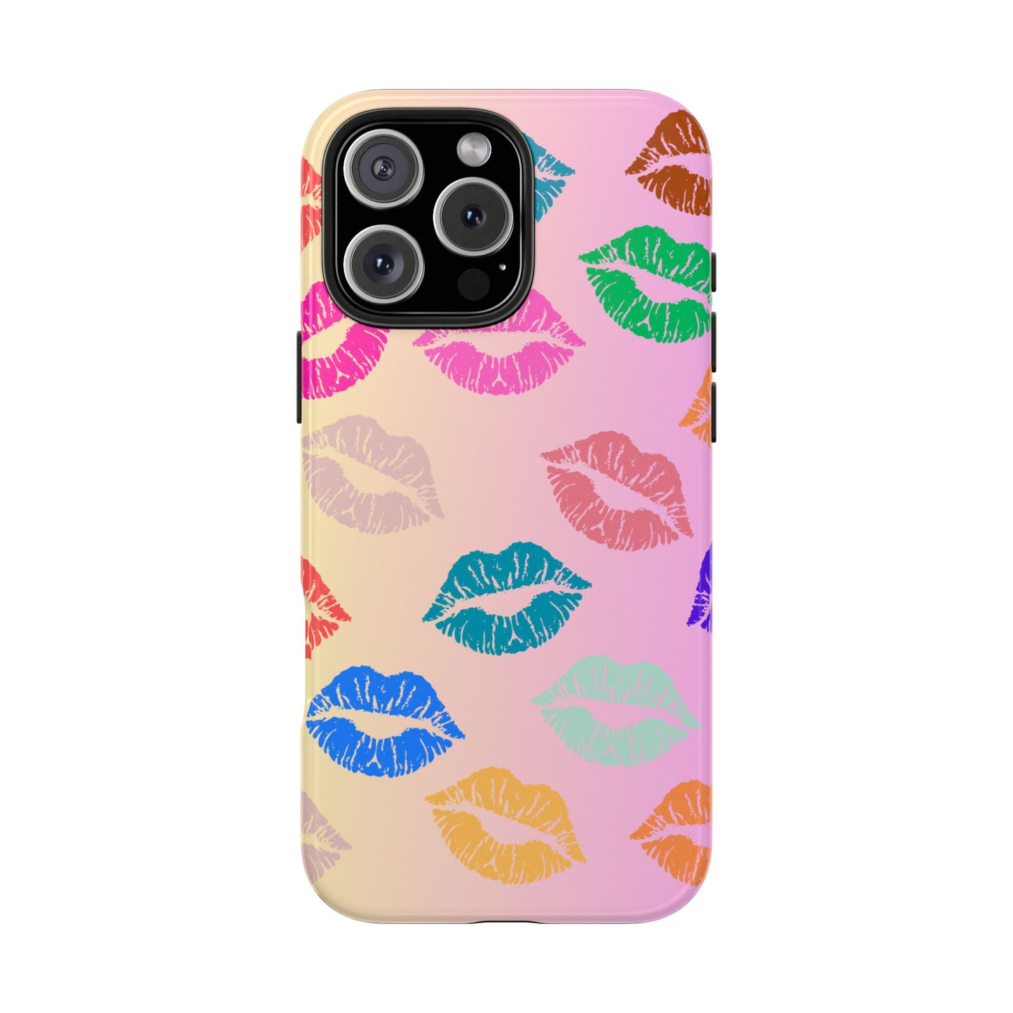 Kiss Print Tough Phone Cases Cute, Durable for Iphone