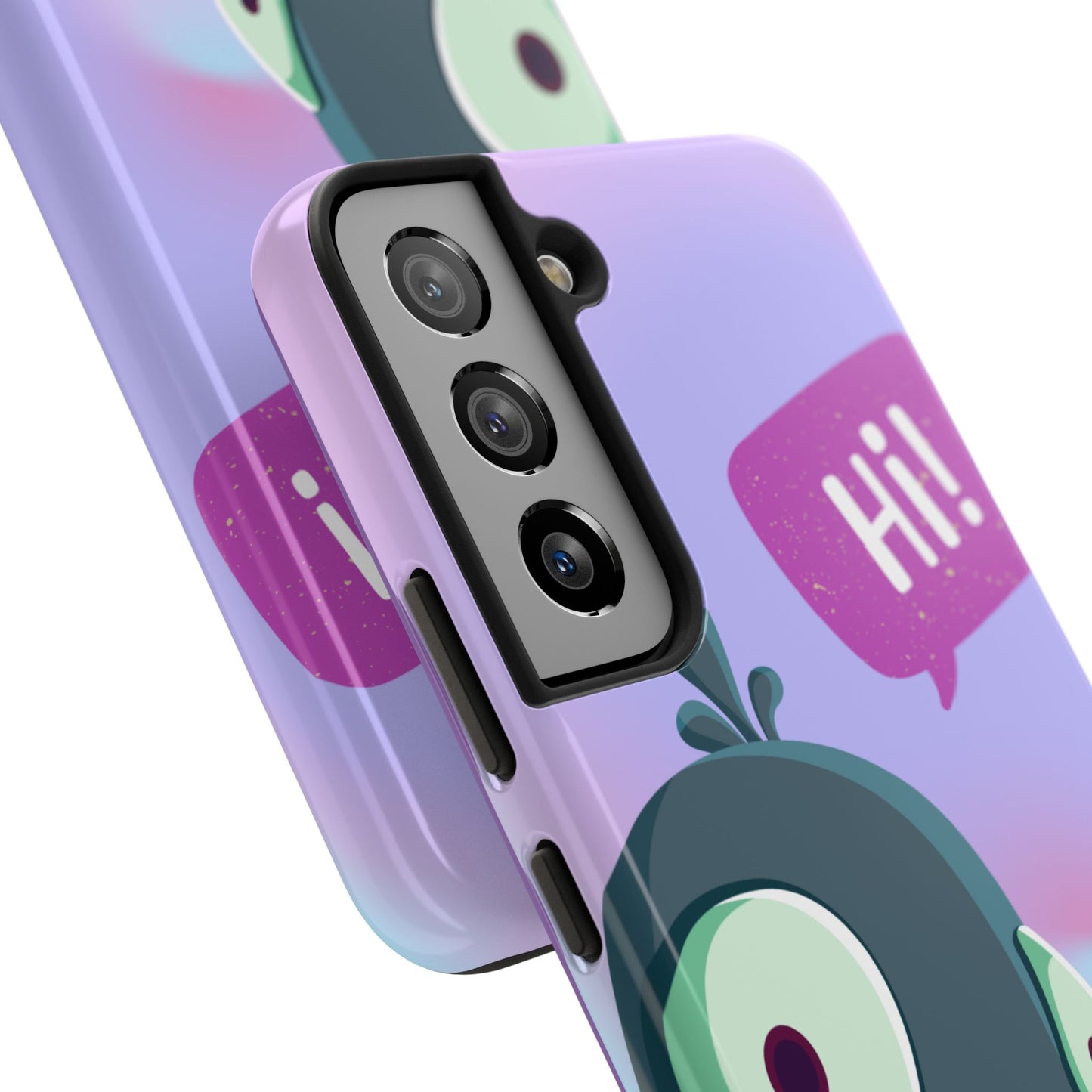 Colorful Cartoon Bird Tough Phone Case - Say Hi!
