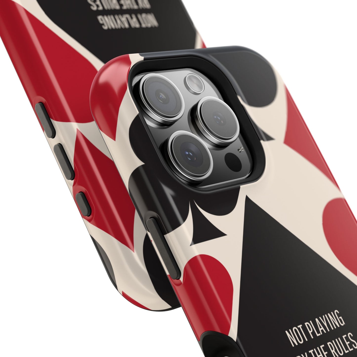 Bold Playing Card Tough Phone Case - Not Playing by the Rules for Iphone