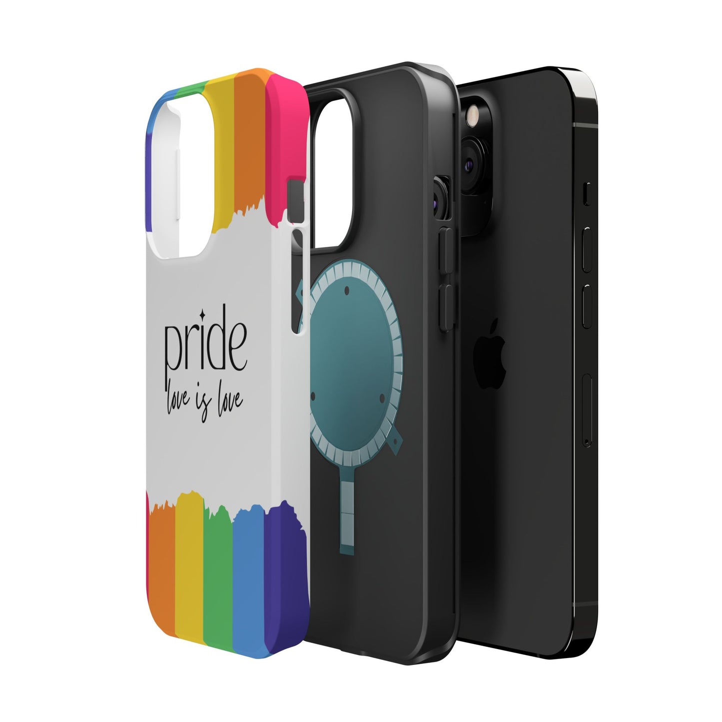 Pride - Love is Love, LGBTQ+, Rainbow Tough Phone Case