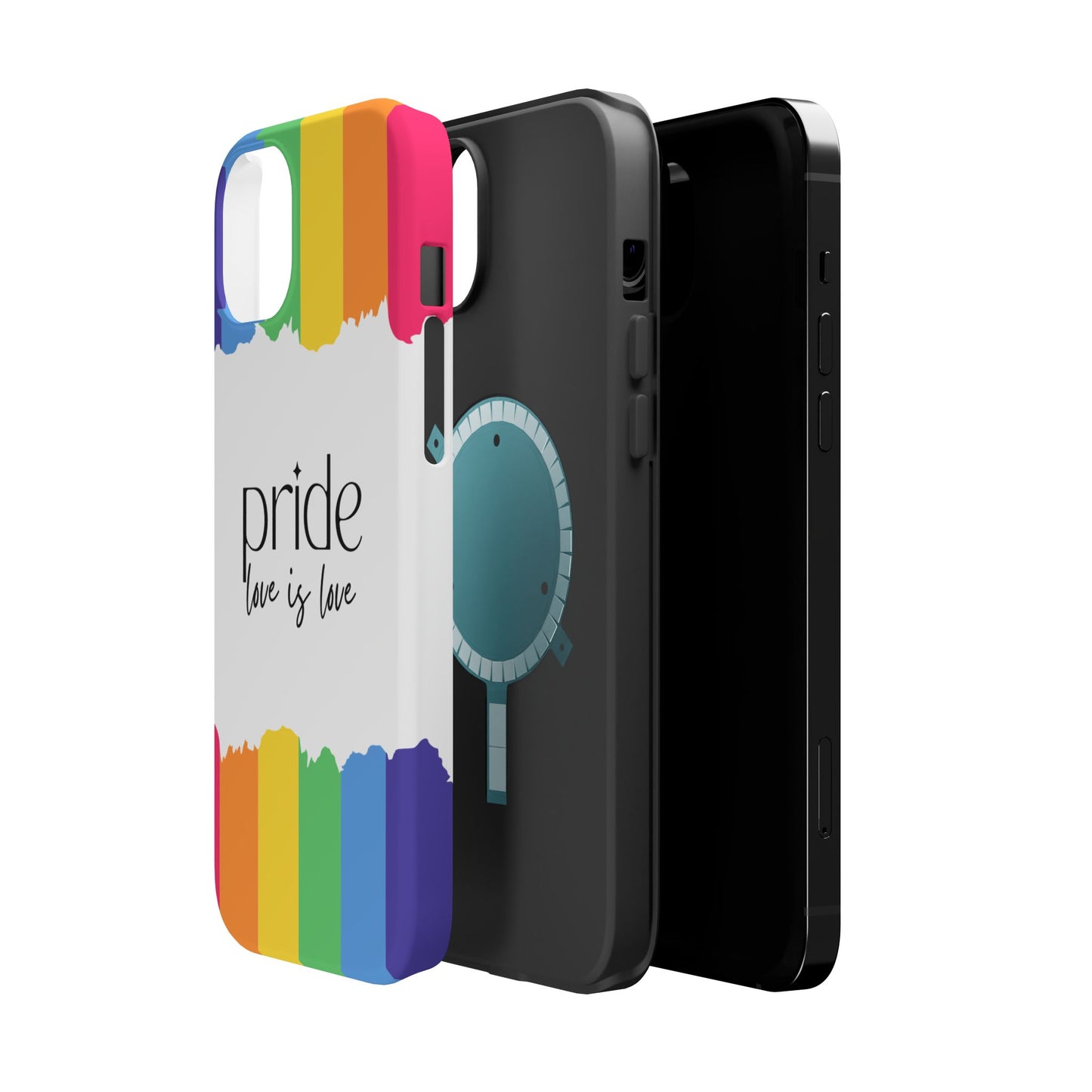 Pride - Love is Love, LGBTQ+, Rainbow Tough Phone Case
