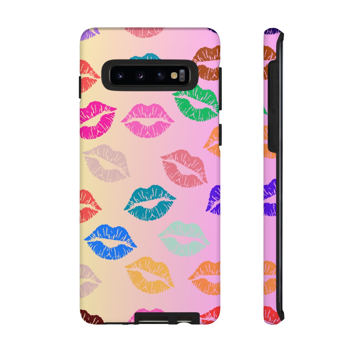 Kiss Print Tough Phone Cases Cute, Durable for Samsung