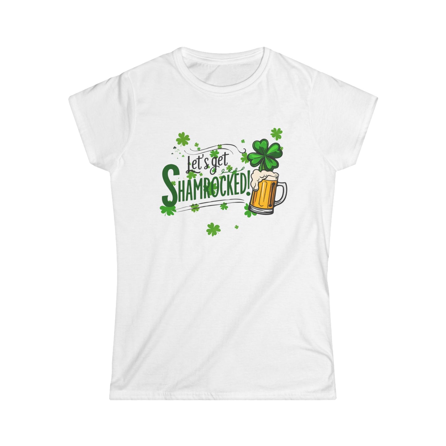 Women’s St. Patrick's Day Tee - "Let's Get Shamrocked!"