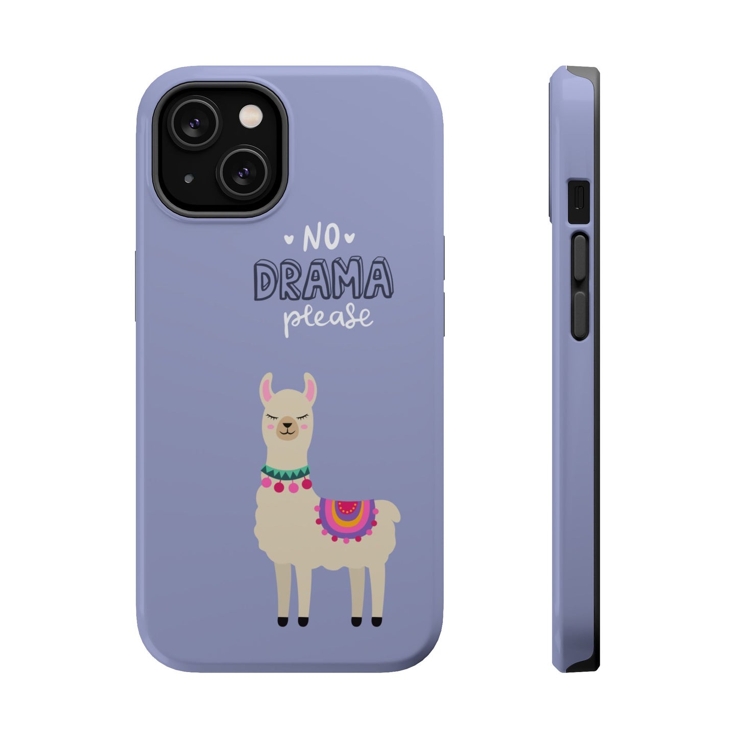 Cute Llama - No Drama MAGNETIC Tough Phone Case