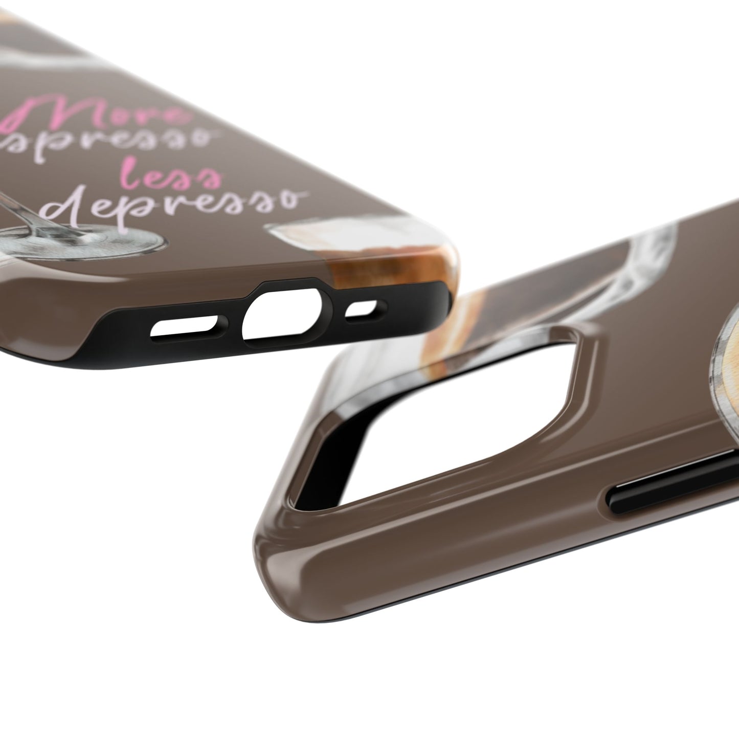 Stylish Coffee Phone Case, Espresso Lovers Gift, Cute Tough Case, Coffee Aesthetic, Phone Accessory for Baristas