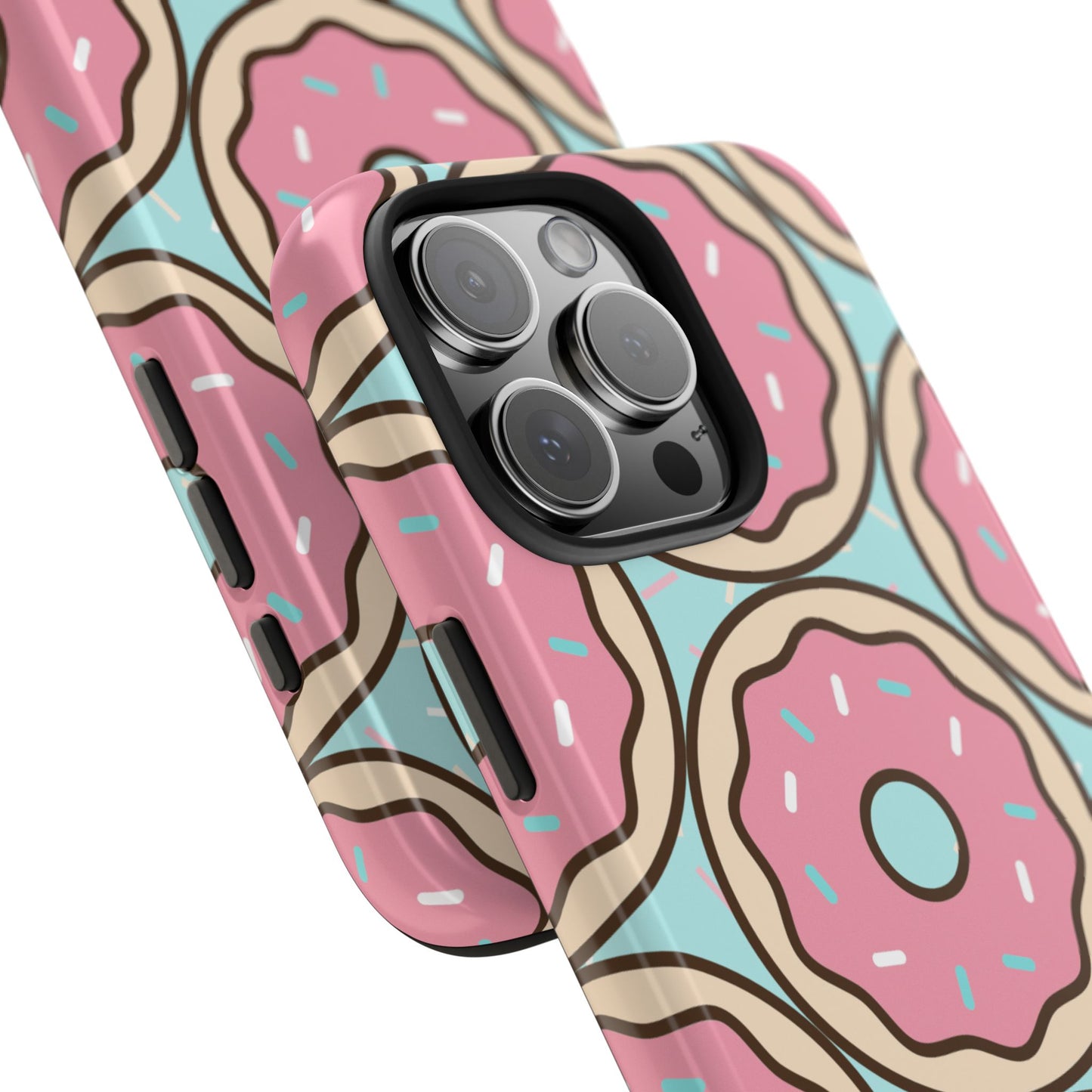 Cute Donut Pattern Tough Phone Case