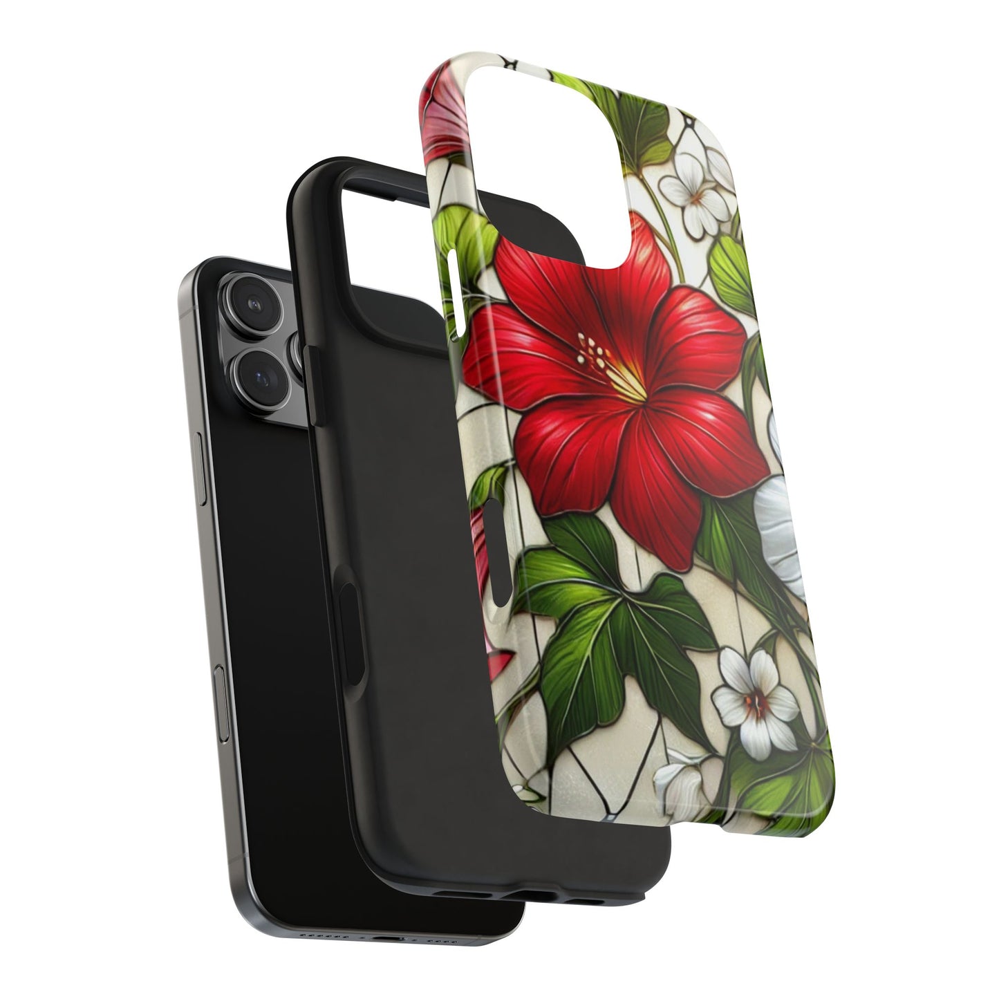 Tough Phone Case with Vibrant Floral Design - Perfect Gift for Nature Lovers