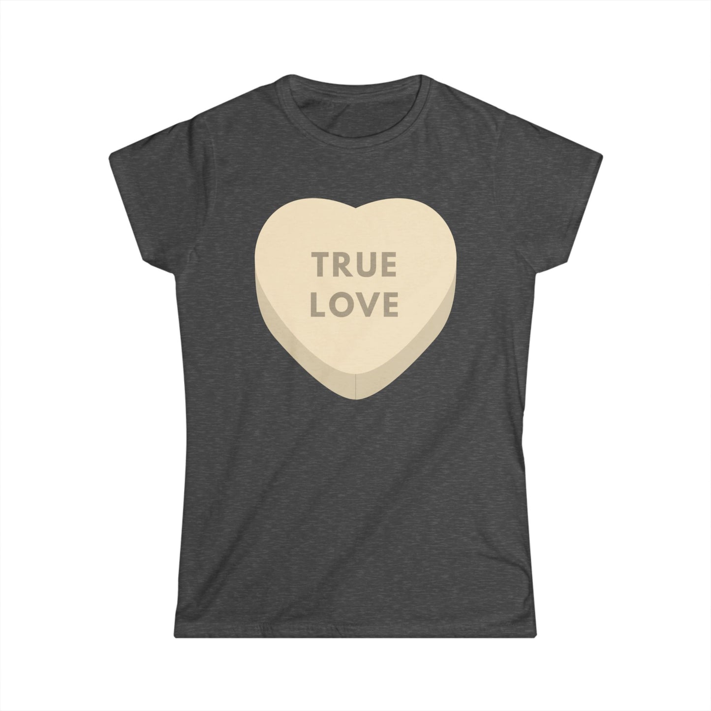 Copy of Valentine's Day Women's Softstyle Tee - 'True Love' Heart T-Shirt