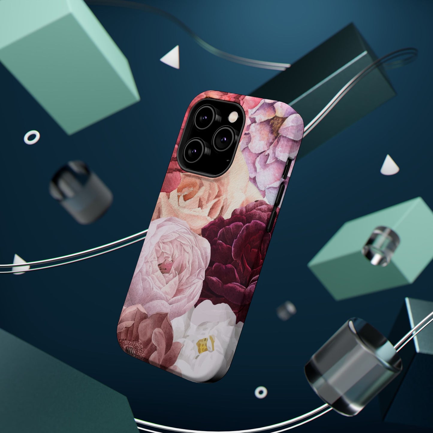 Elegant Protection for Every Occasion Floral Tough Phone Case