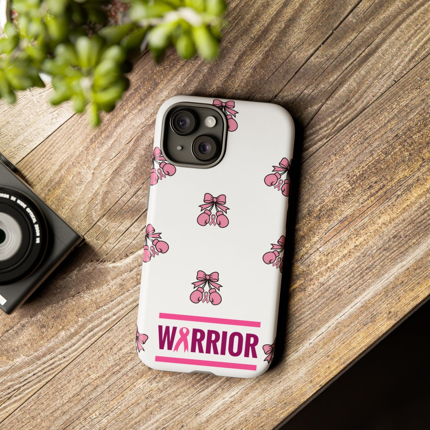 Phone Case - Pink Warrior Cancer Awareness Gift for Breast Cancer Survivor for Iphone