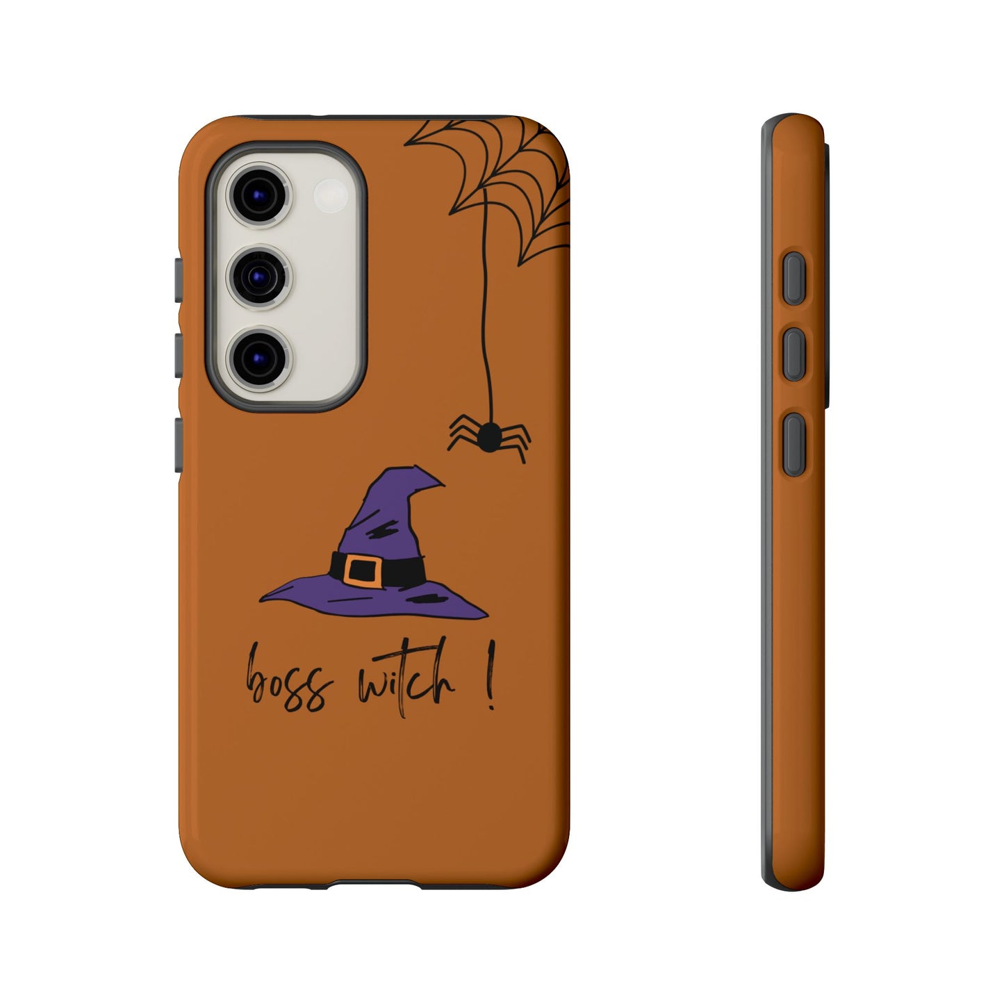 Halloween Phone Case, Boss Witch Phone Cover, Spooky Witch Design, Phone Accessory, Gift for Her, Autumn Decor, Witchy Aesthetic