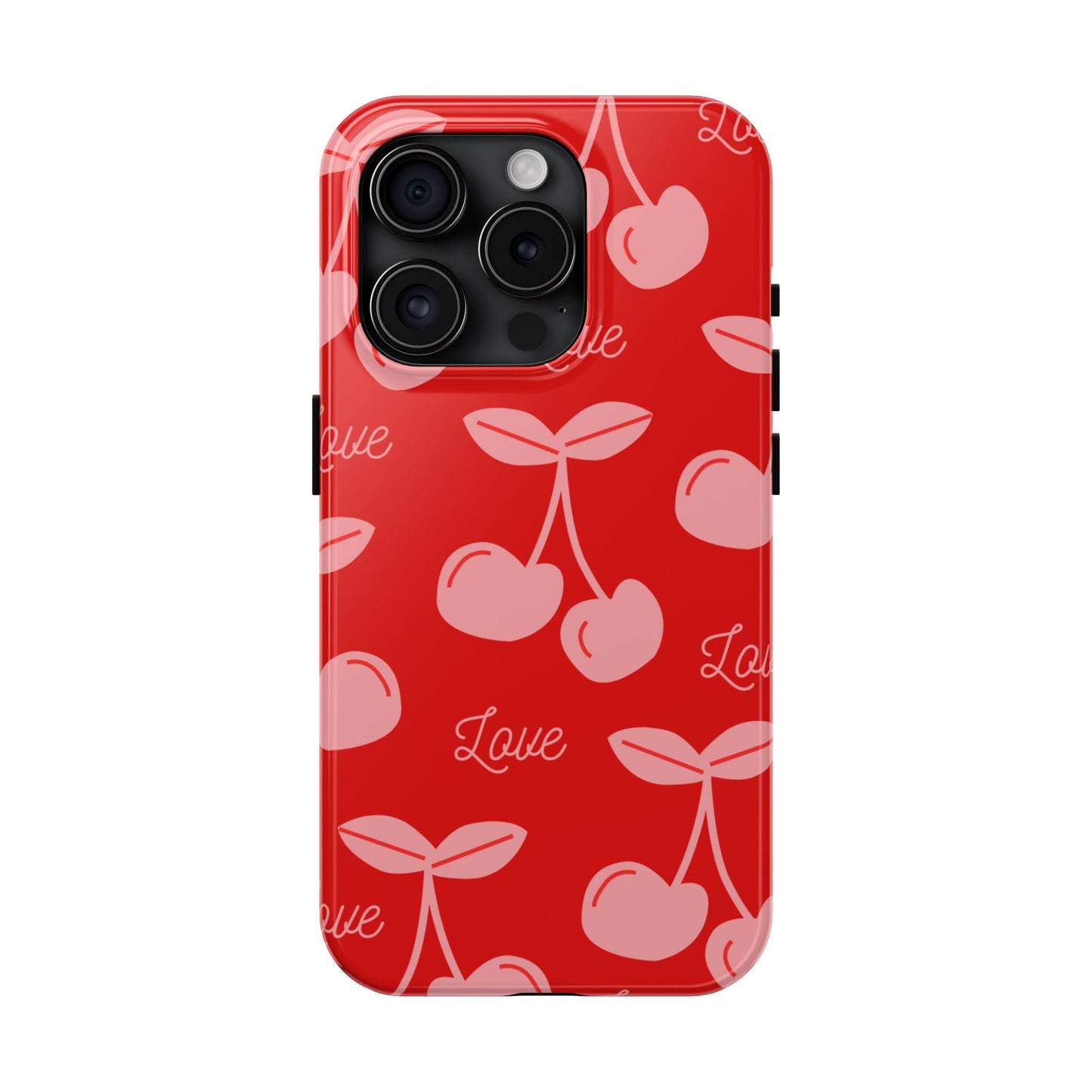 Cute Cherry Love Tough Phone Cases