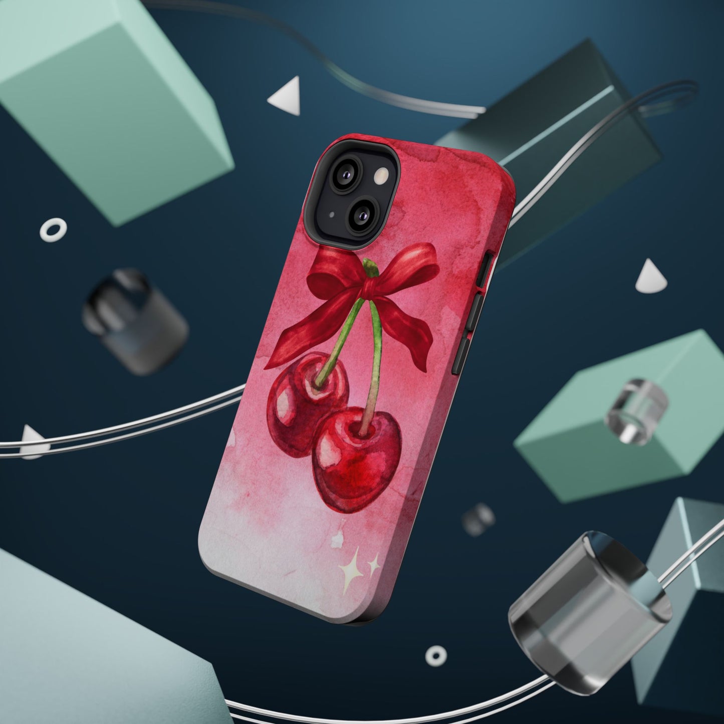 Chic Cherry Magnetic Tough Cases for iPhone