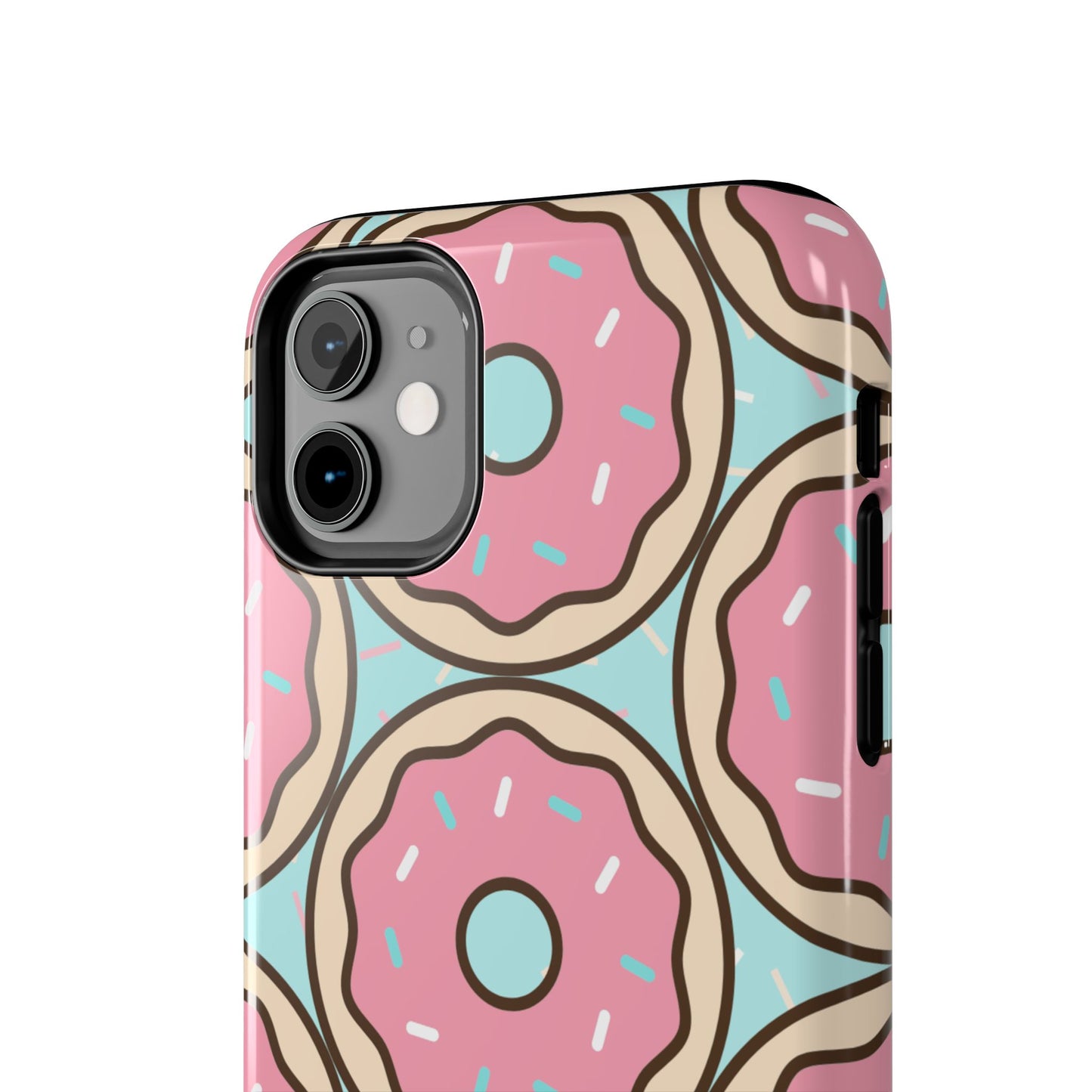 Cute Donut Pattern Tough Phone Case