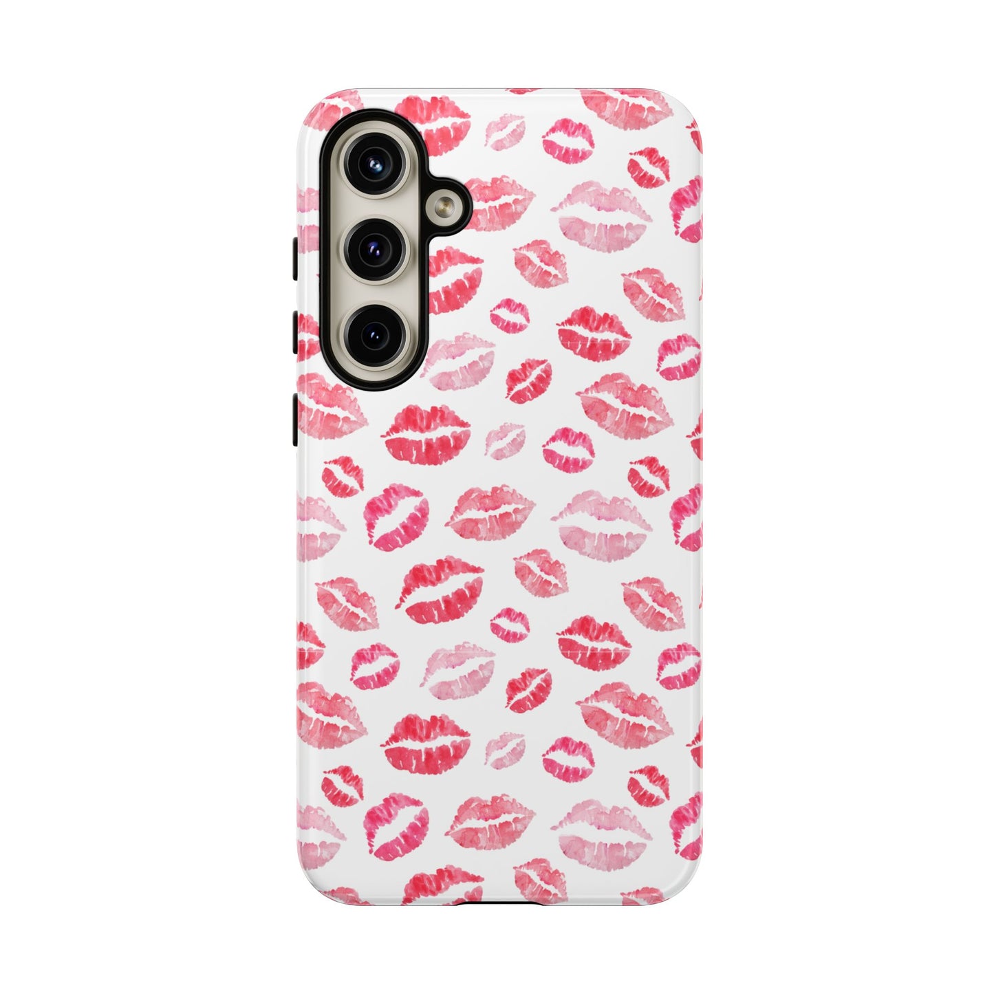 Kiss Pattern Tough Phone Cases, Cute, Unique for Samsung