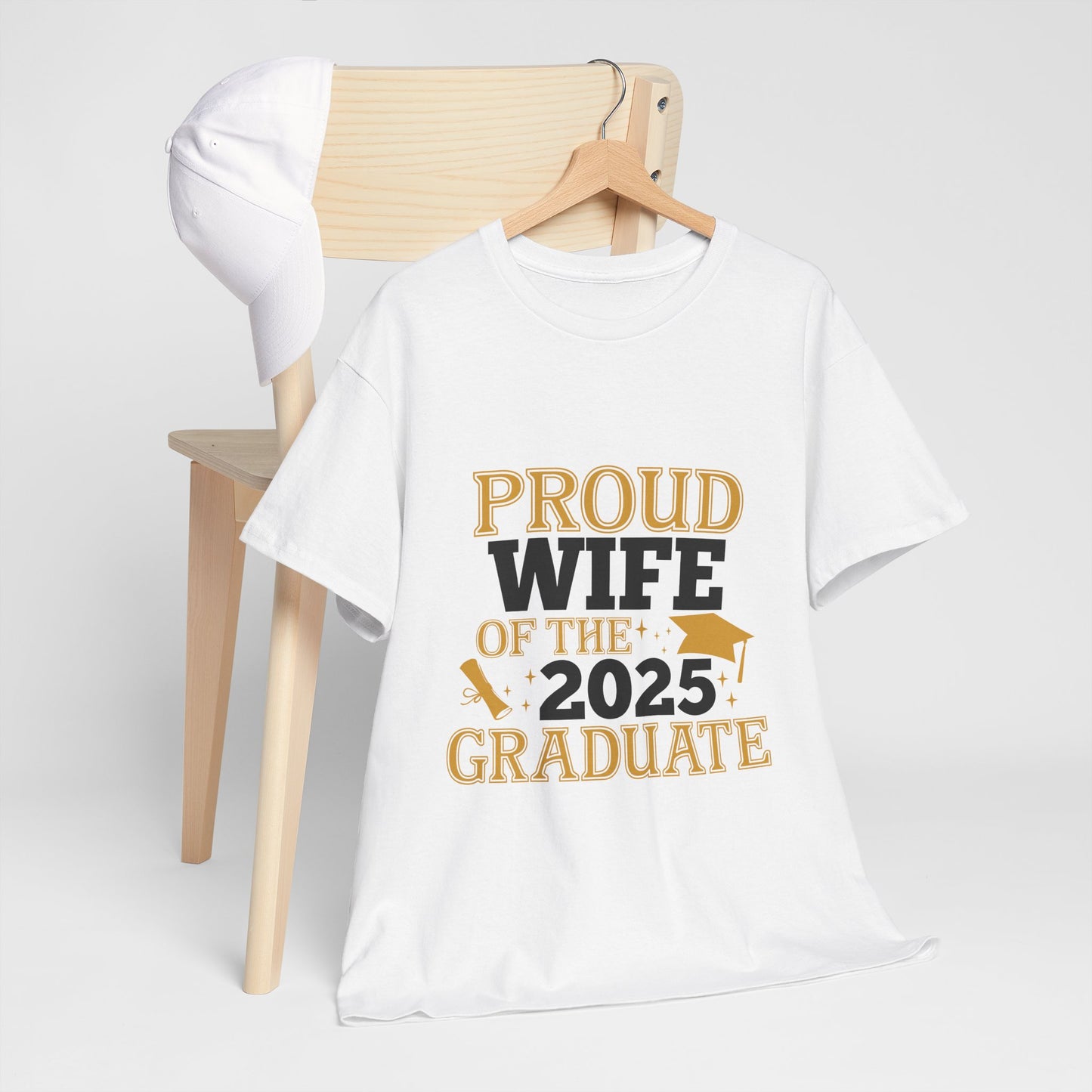 Proud Wife of the 2025 Graduate Unisex Cotton Tee