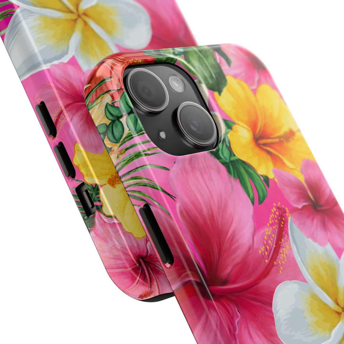 Tropical Floral Phone Case - Tough, Durable, Chic Protection, Summer Vibes, Gift for Her