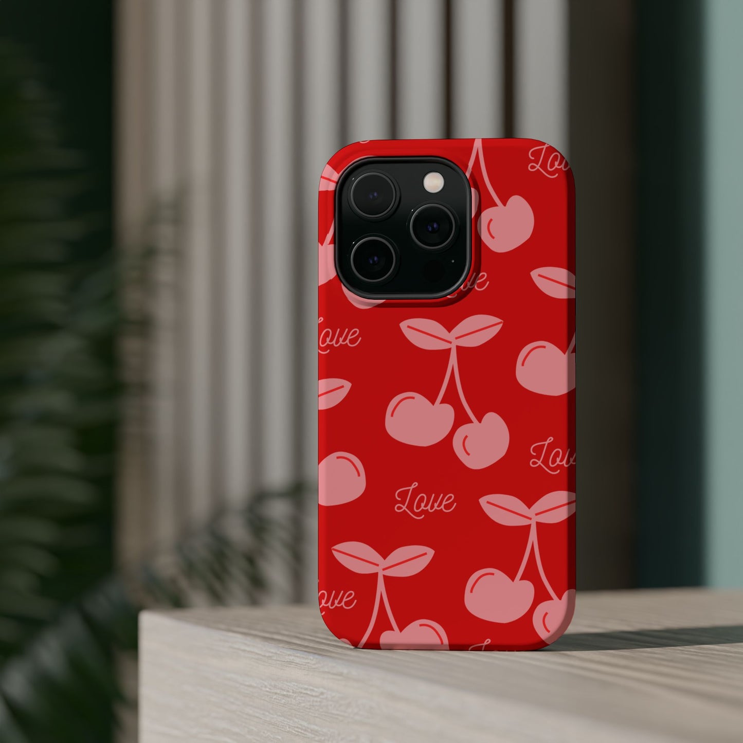 Cherry Love MAGNETIC Tough Cases, Cute Protection, Gift for Her, Valentine's Day