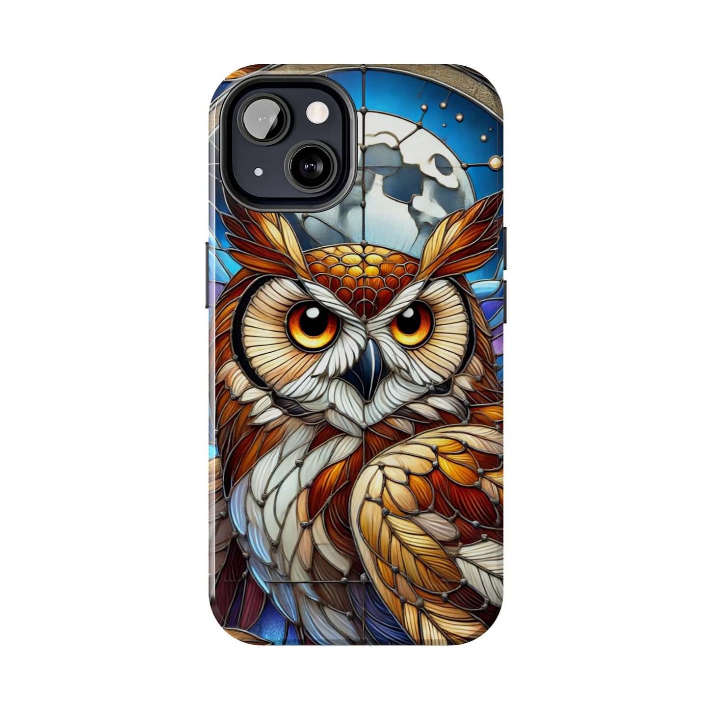 IPhone Case - Owl Stained Glass Design - Durable Protection