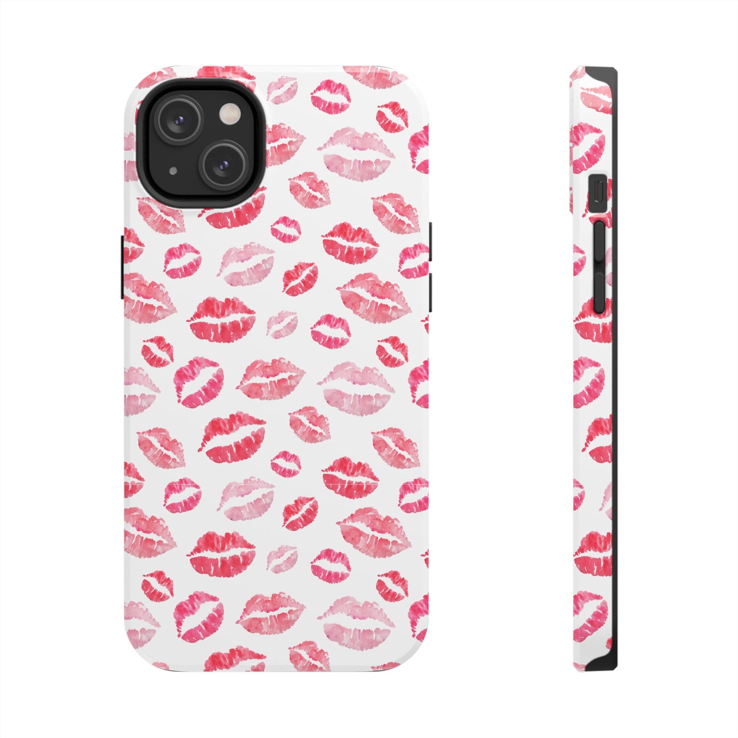 Kiss Pattern Tough Phone Cases, Cute, Unique for Iphone