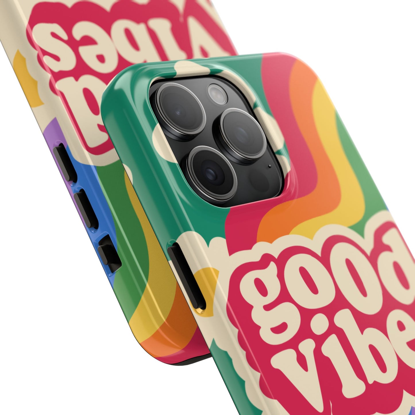 Good Vibes Tough Phone Cases, Colorful, Cheerful Phone Protection, Gifts for Friends