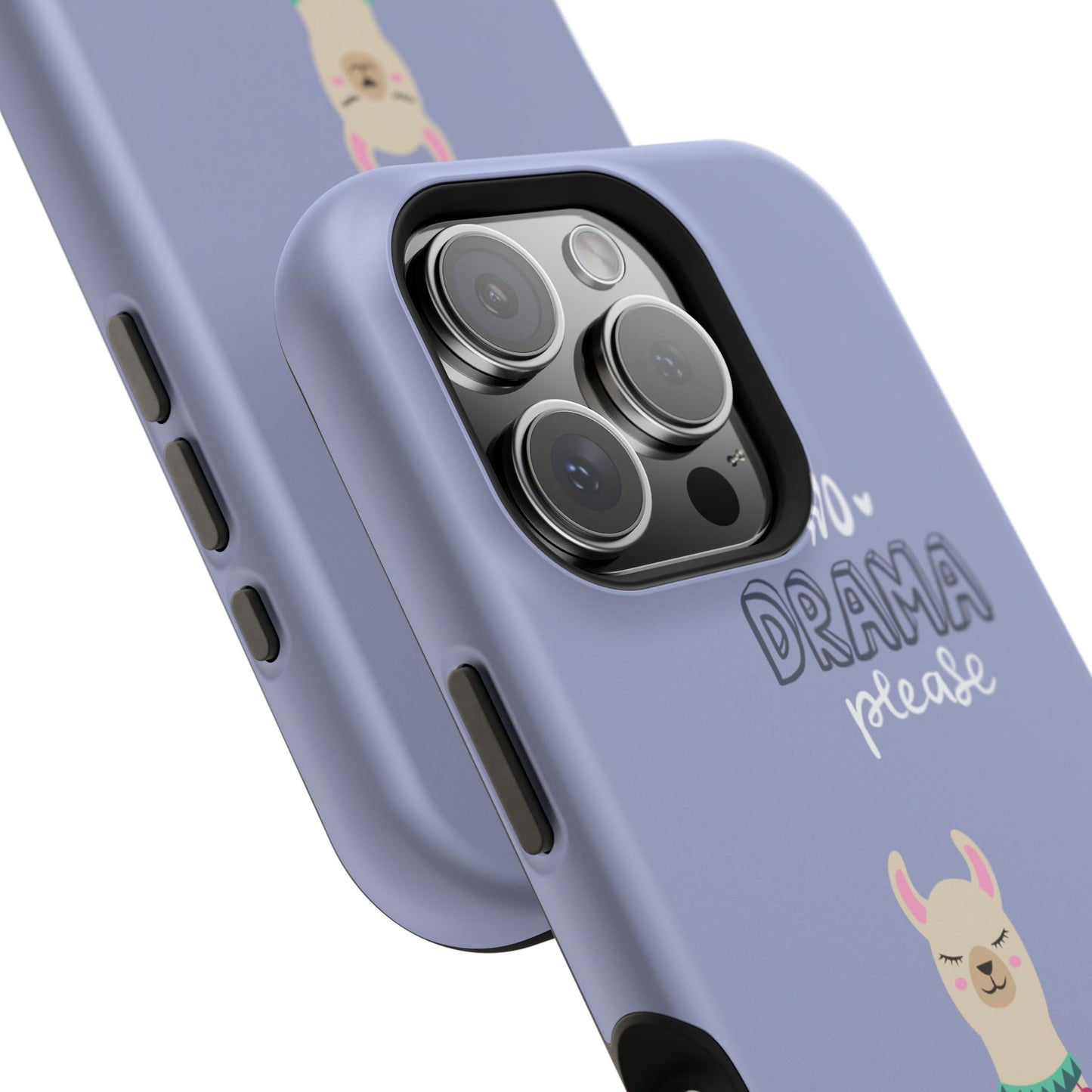 Cute Llama - No Drama MAGNETIC Tough Phone Case