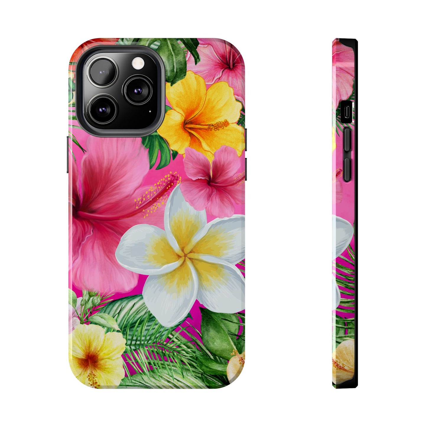 Tropical Floral Phone Case - Tough, Durable, Chic Protection, Summer Vibes, Gift for Her